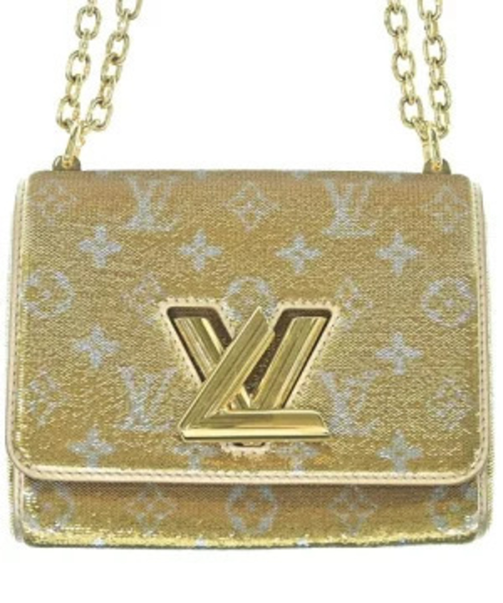 Louis Vuitton Twist bag gold silver monogram sequin